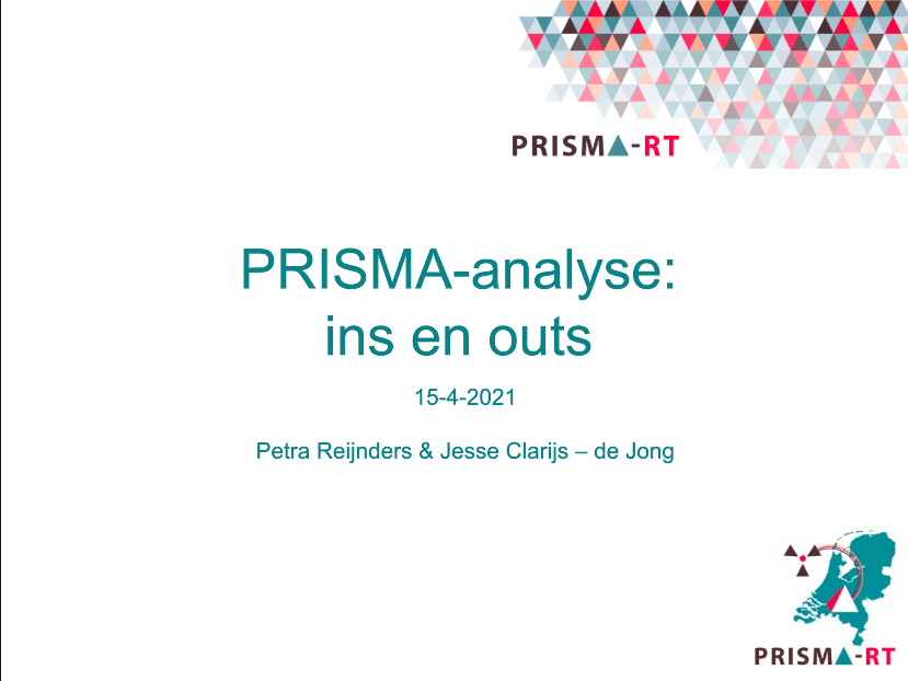 Een succes: De eerste webinar PRISMA-RT!